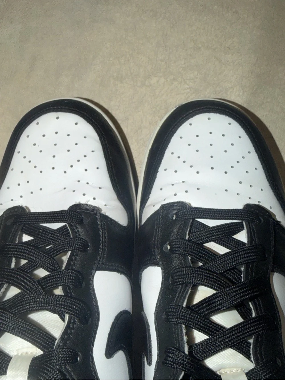 Nike Women’s‘Panda’ Dunk High Black White Size 8.5 DD1869-103 NICE!